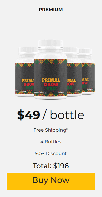 Buy Primal Grow Pro 6 Bottles